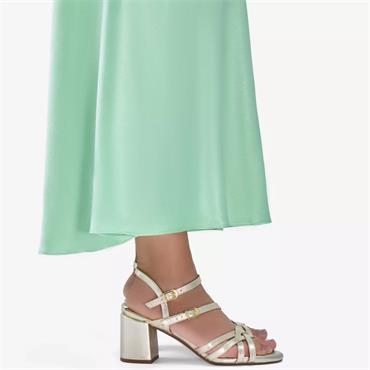 CLARKS WOMENS SANDAL - GOLD